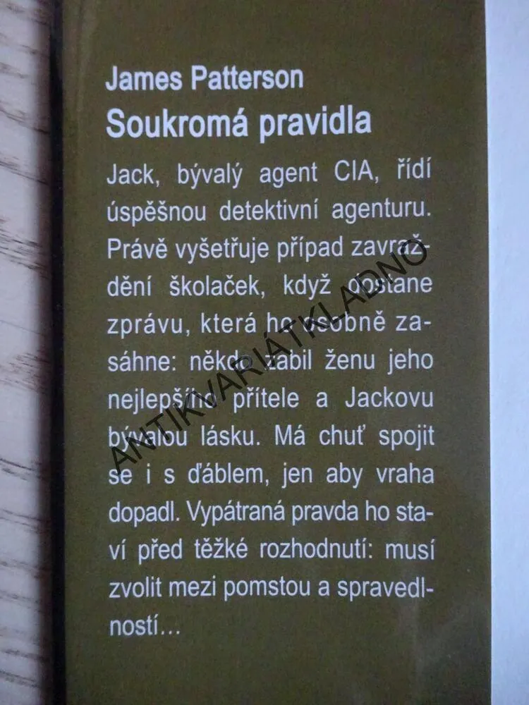 SOUKROMÁ PRAVIDLA, JAMES PATTERSON, **an