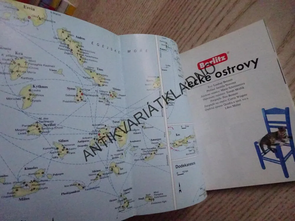 ŘECKÉ OSTROVY, PRŮVODCE DO KAPSY, **an