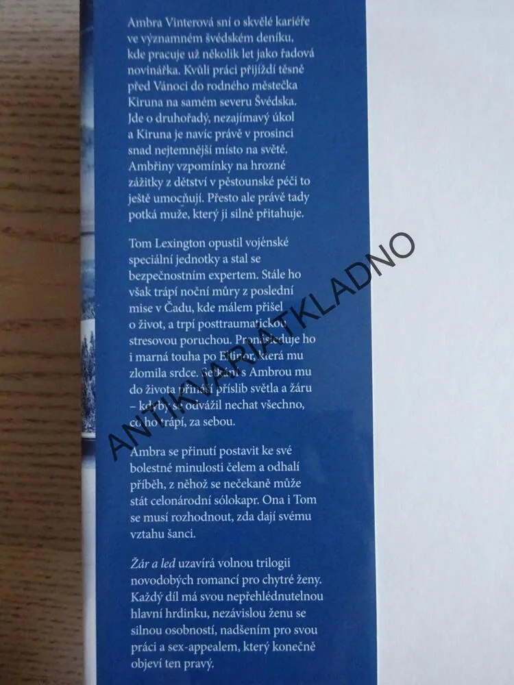 ŽÁR A LED, SIMONA AHRNSTEDTOVÁ, **an