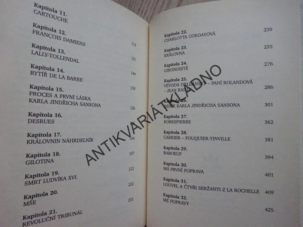 TAJNOSTI POPRAVIŠTĚ, HENRI SANSON, **an