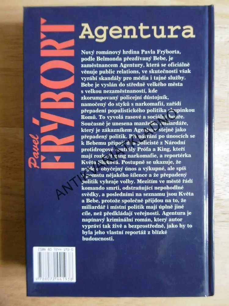 AGENTURA, PAVEL FRÝBORT, 