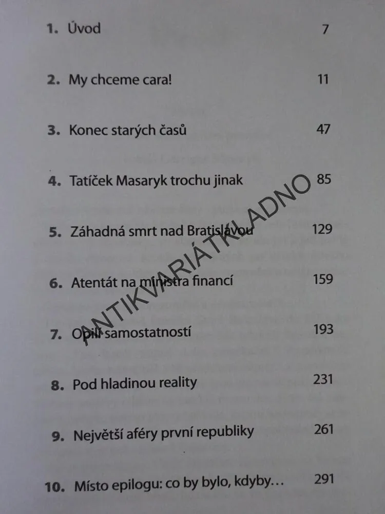 PRVNÍ REPUBLIKA - ZAMLČENÁ HISTORIE, JAN. A. NOVÁK, **an
