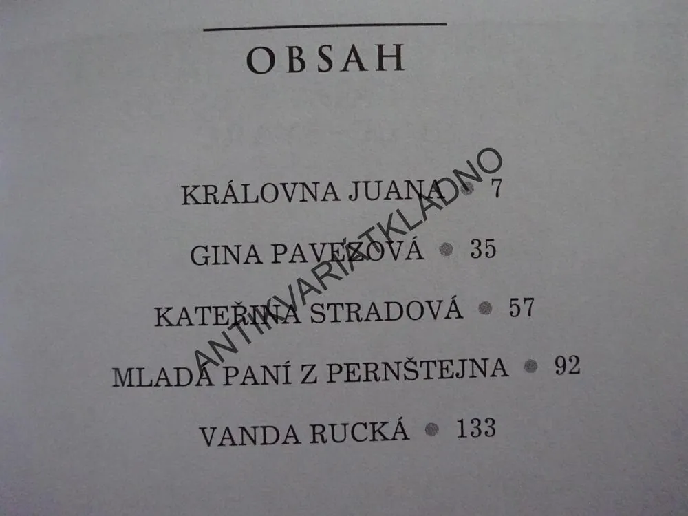 PĚT ŽEN RUDOLFA II., KAREL ŠTORKÁN, **an