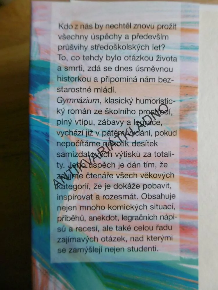 GYMNÁZIUM, VÁCLAV BUDÍNSKÝ, **an