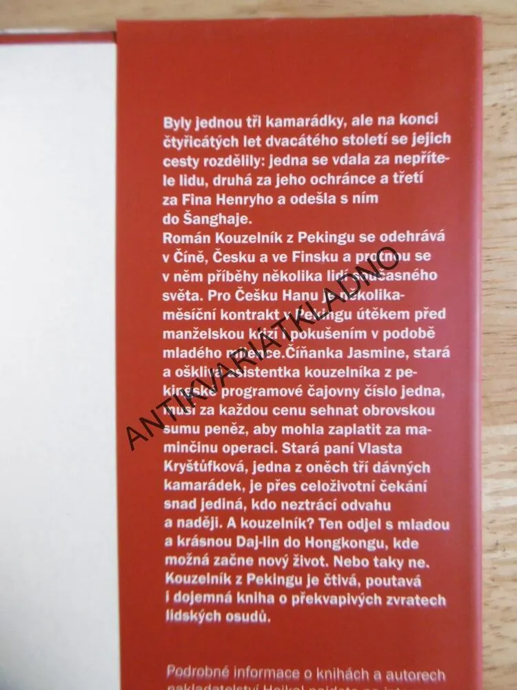 KOUZELNÍK Z PEKINGU, MARKÉTA HEJKALOVÁ, **an