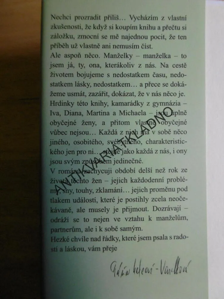 MANŽELKY, TÁŇA KELEOVÁ-VASILKOVÁ, 