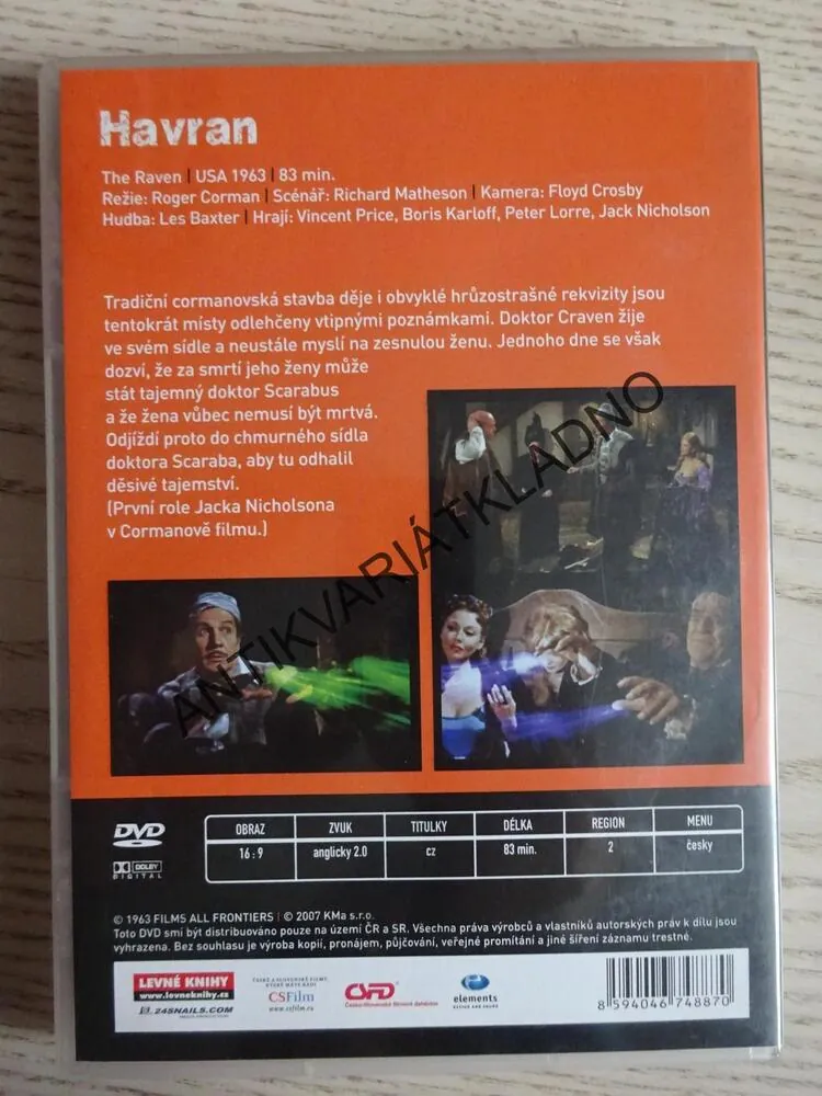 HAVRAN, DVD FILM