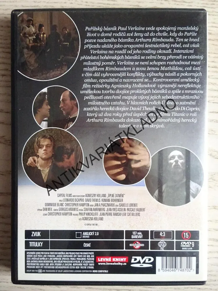 ÚPLNÉ ZATMĚNÍ, DVD FILM
