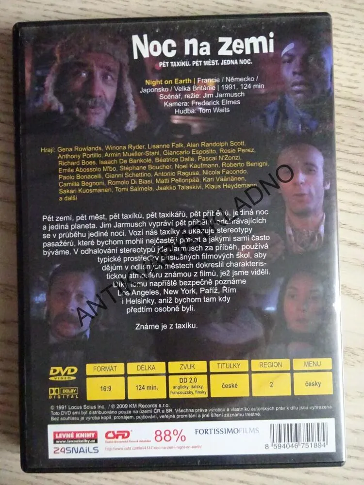 NOC NA ZEMI, DVD FILM