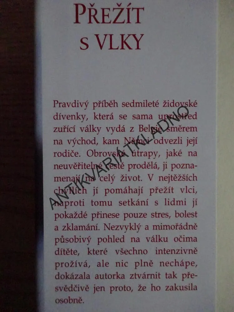 PŘEŽÍT S VLKY, MISHA DEFONSECA, **an