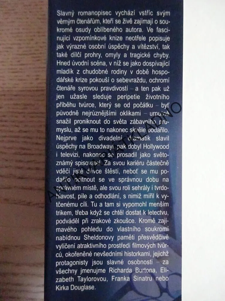 MOJE DRUHÉ JÁ, SIDNEY SHELDON, **an