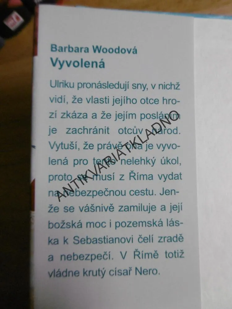 VYVOLENÁ, BARBARA WOODOVÁ, **an