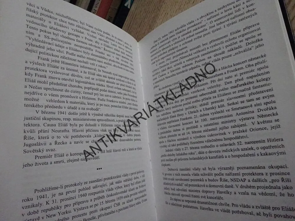 GENERÁL ALOIS ELIÁŠ, JEDEN ČESKÝ OSUD, ROBERT KVAČEK, DUŠAN TOMÁŠEK, **an