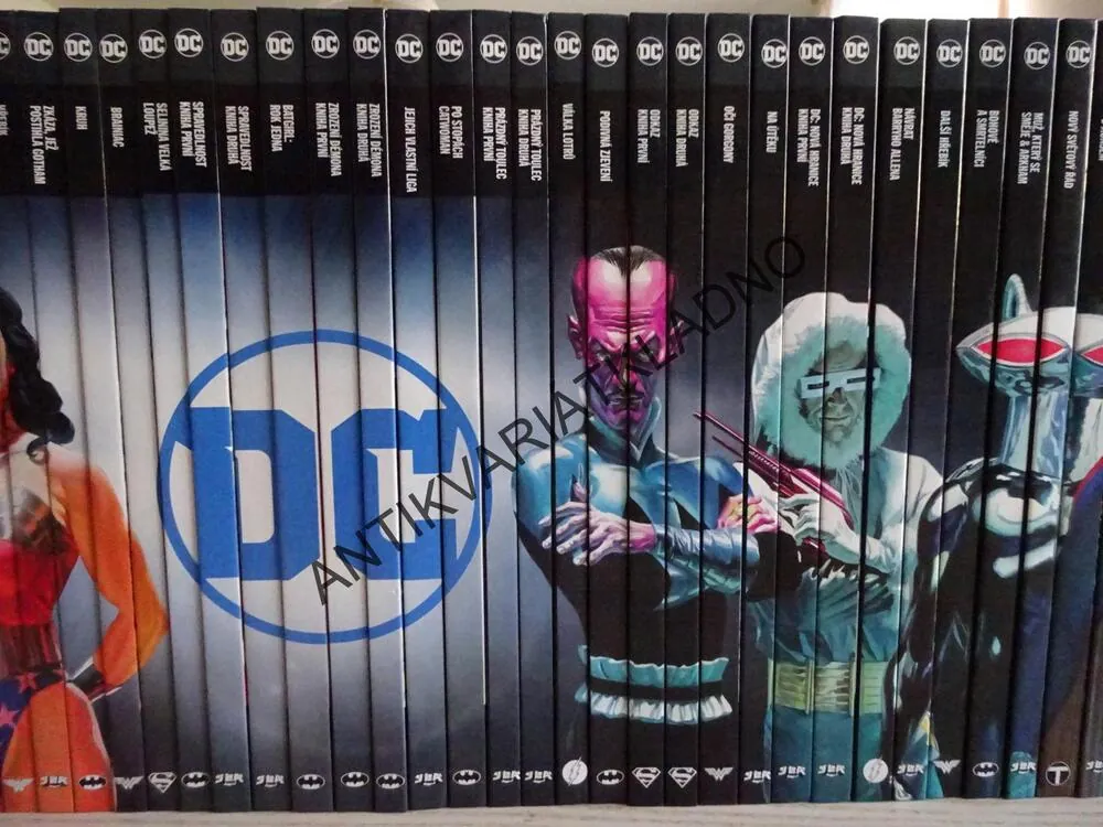 DC KOMIKSOVÝ KOMPLET Č. 1-100, NOVÉ!!!! + 2 ZARÁŽKY NA KNIHY, DC KOMIKS
