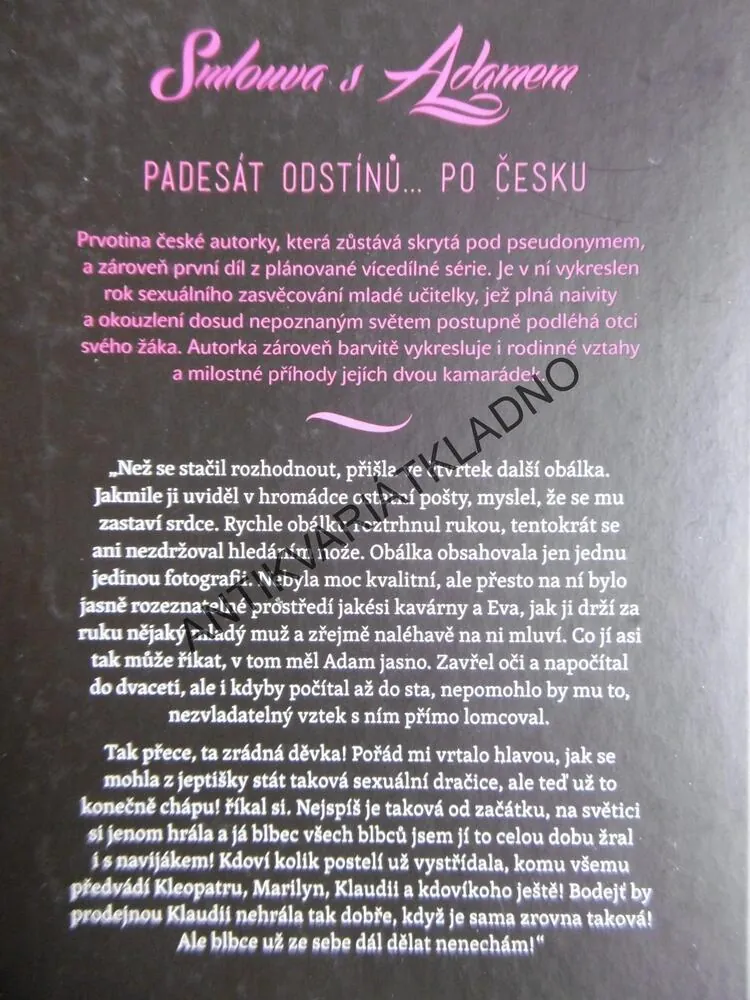 SMLOUVA S ADAMEM, UČITEL LÁSKY, JITKA VOLFOVÁ, **an