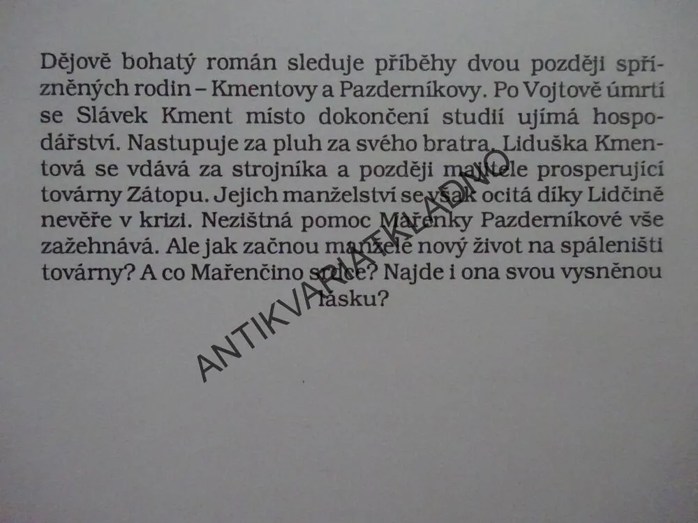 ZA PLUHEM, 1-2, VLASTA JAVOŘICKÁ, **an