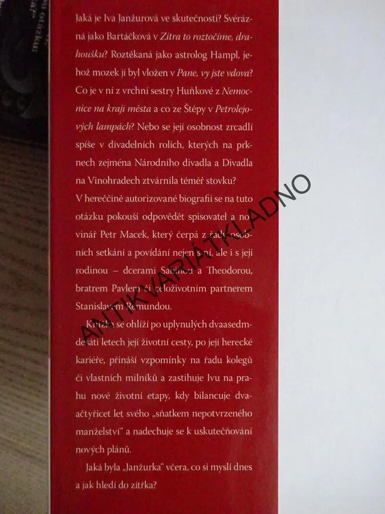 VČERA, DNES A ZÍTRA, IVA JANŽUROVÁ, PETR MACEK, **an