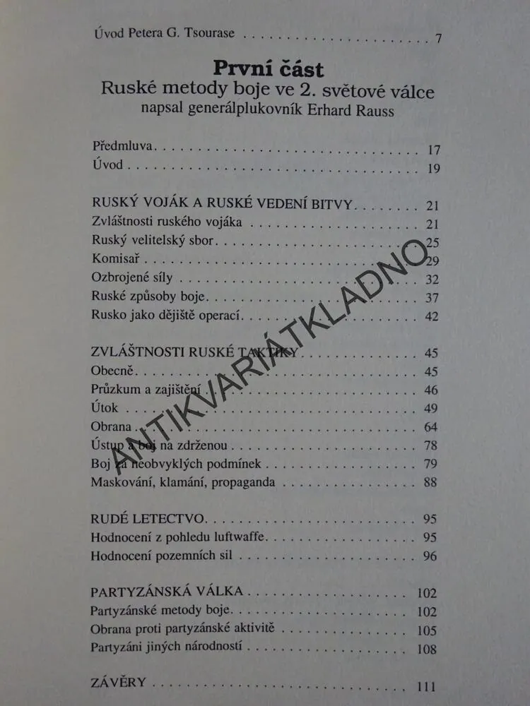 VÁLKA JAKO PEKLO, NĚMEČTÍ GENERÁLOVÉ VYPOVÍDAJÍ O VÝCHODNÍ FRONTĚ, ERHARD RAUSS, **an