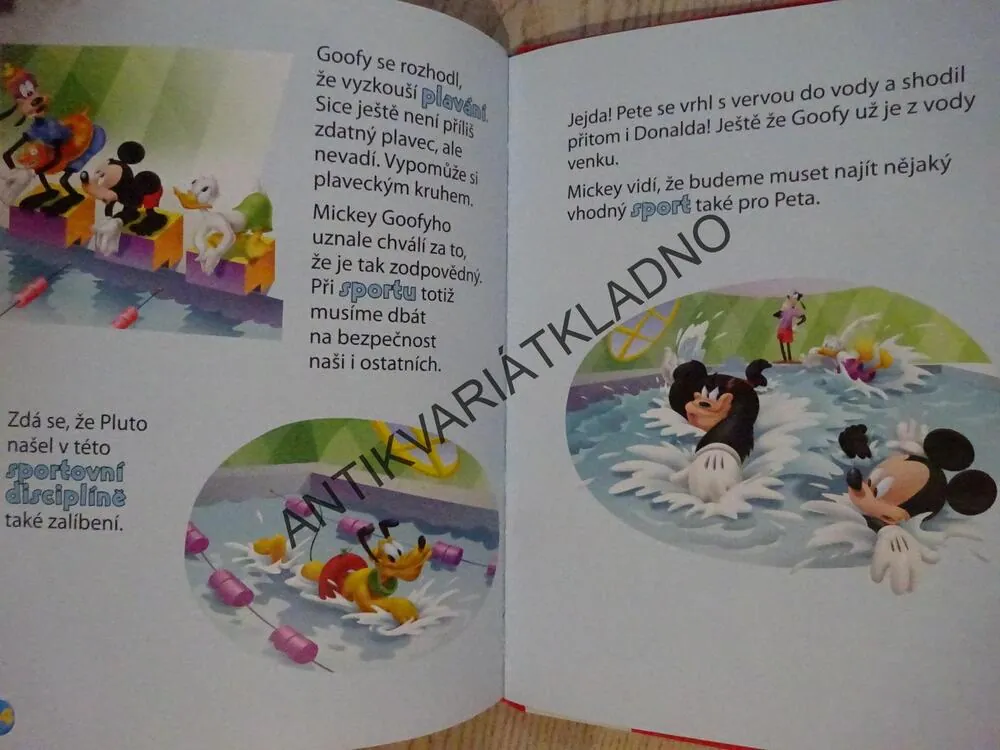 MICKEYHO KLUBÍK 19, SPORT!, MICKEY MOUSE,  WALT DISNEY, **an