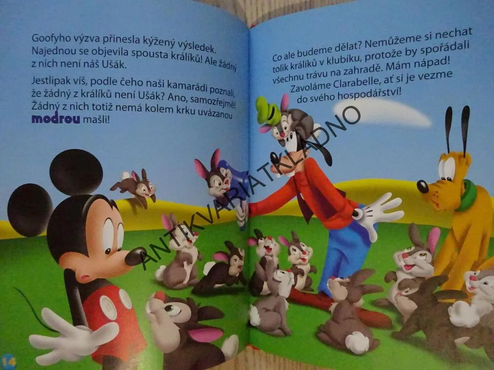 MICKEYHO KLUBÍK 20, MODRÁ!, MICKEY MOUSE, WALT DISNEY, **an