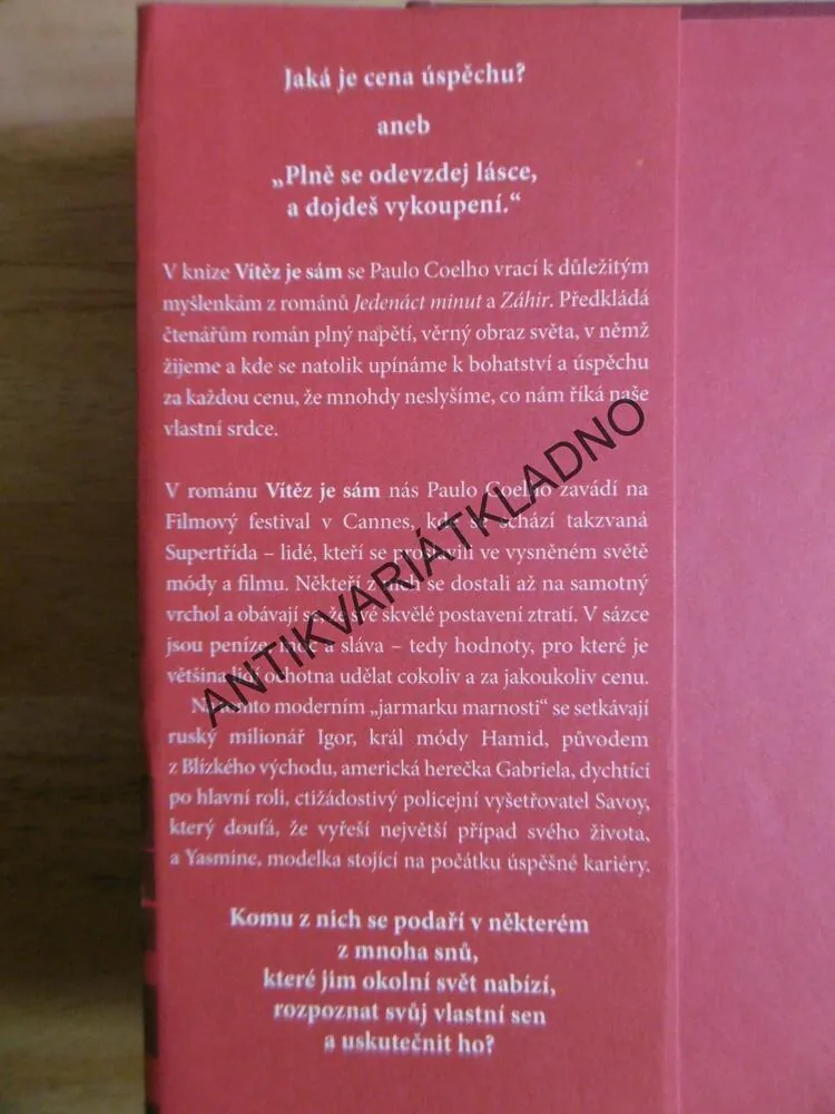 VÍTĚZ JE SÁM, PAULO COELHO