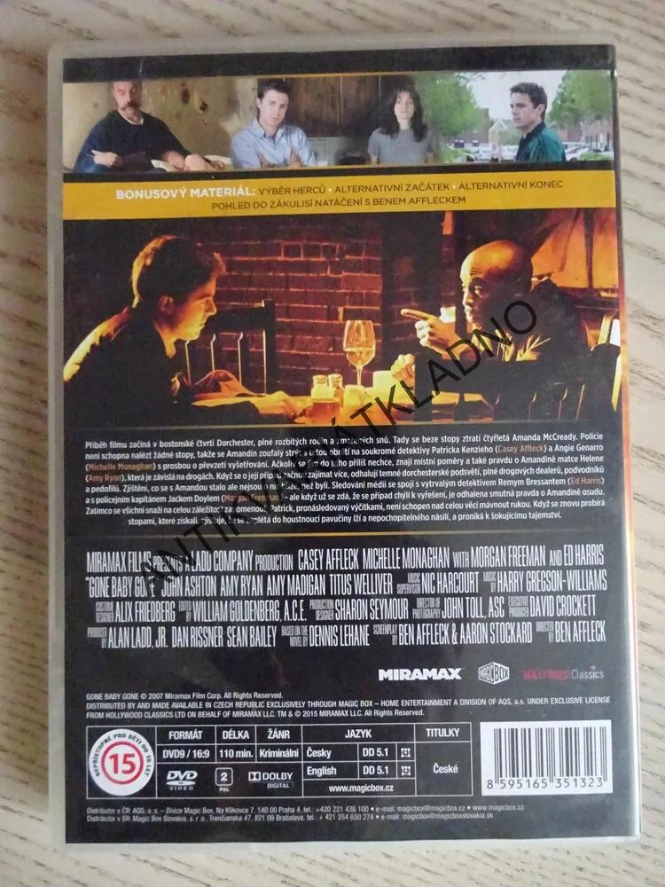 GONE BABY GONE, DVD FILM