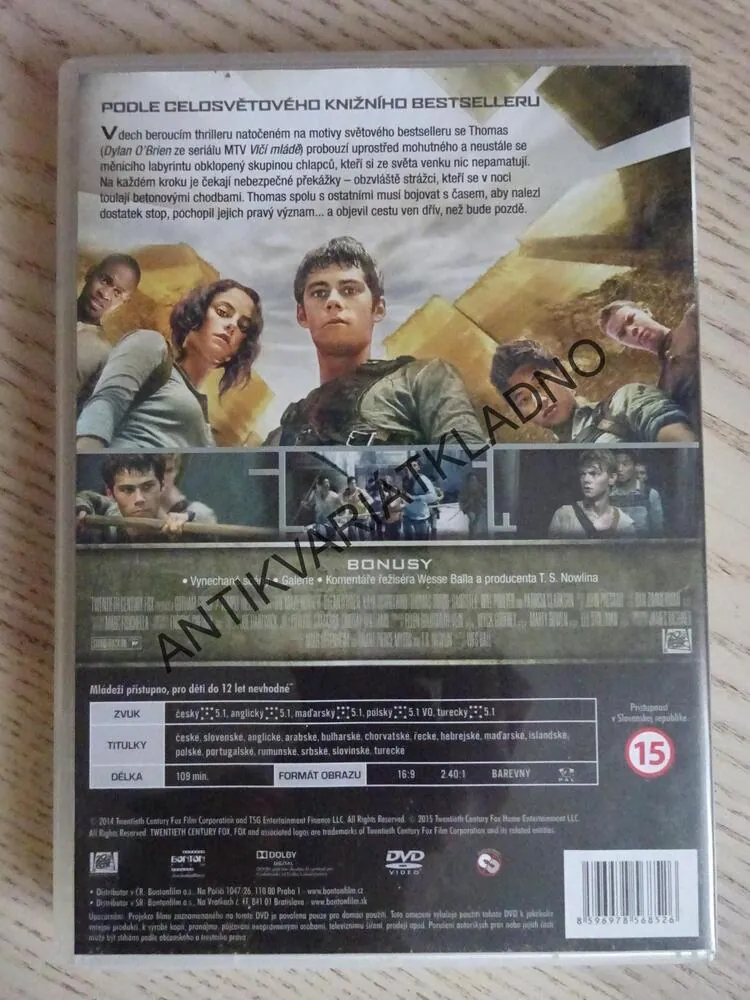 LABYRINT: ÚTĚK, DVD FILM