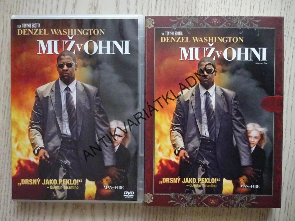 MUŽ V OHNI, DVD FILM
