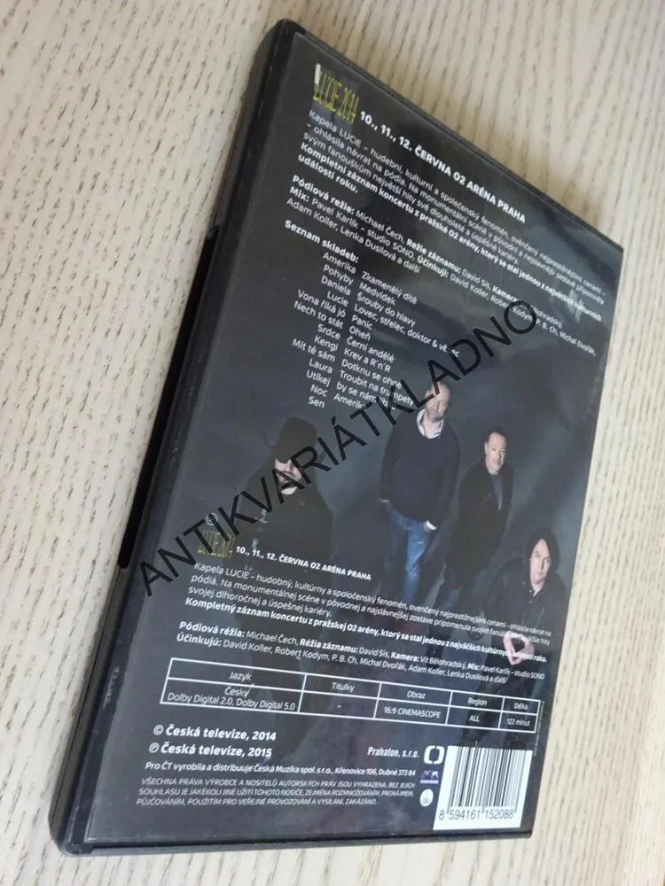 LUCIE 2014, DVD HUDBA