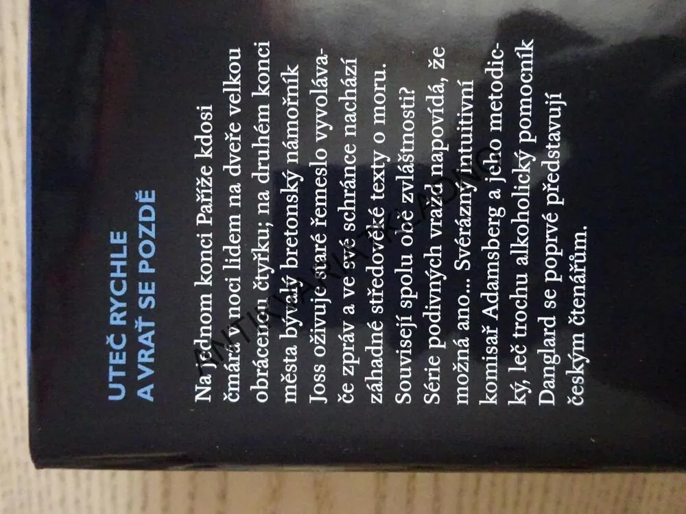 UTEČ RYCHLE A VRAŤ SE POZDĚ, FRED VARGAS, **an