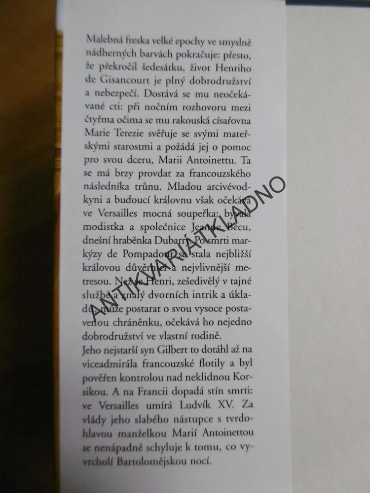 KRÁL A LÁSKA, HERMANN SCHREIBER, VERSAILLESKÉ ROMÁNY, **an