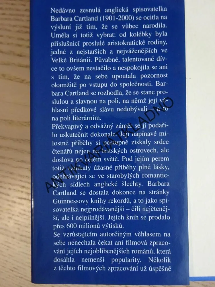LÁSKA Z MOŘE, BARBARA CARTLAND, **an