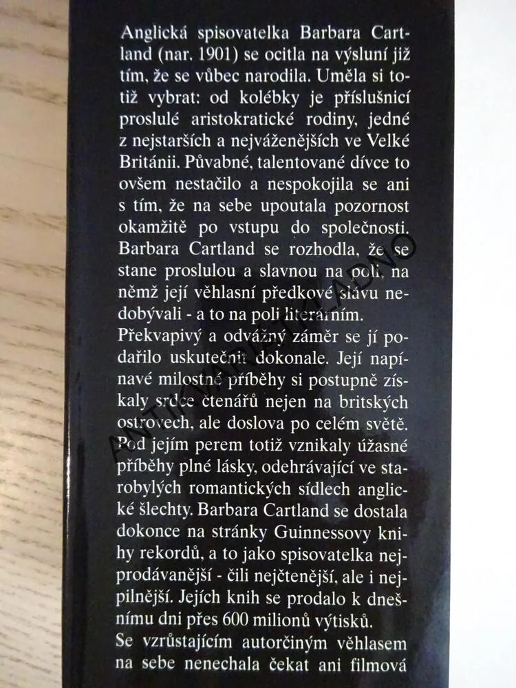 ZÁKON LÁSKY, BARBARA CARTLAND, **an