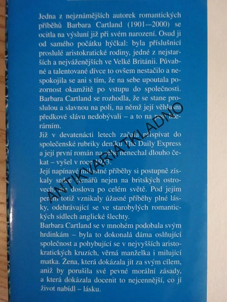 ČARODĚJKA, BARBARA CARTLAND, **an