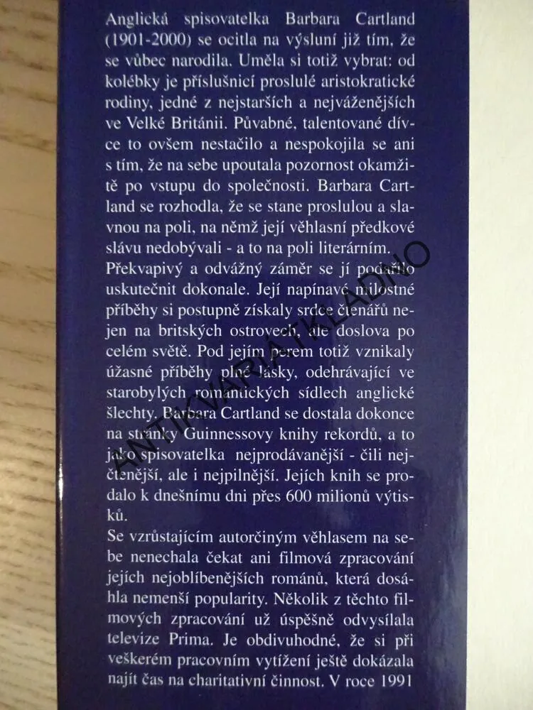 ÚTĚK DO LÁSKY, BARBARA CARTLAND, **an
