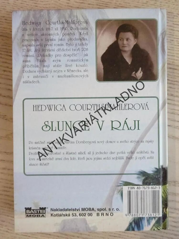 SLUNCE V RÁJI, H. COURTHS-MAHLEROVÁ, **an