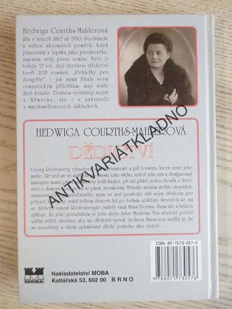 DĚDICTVÍ, H. COURTHS-MAHLEROVÁ, **an