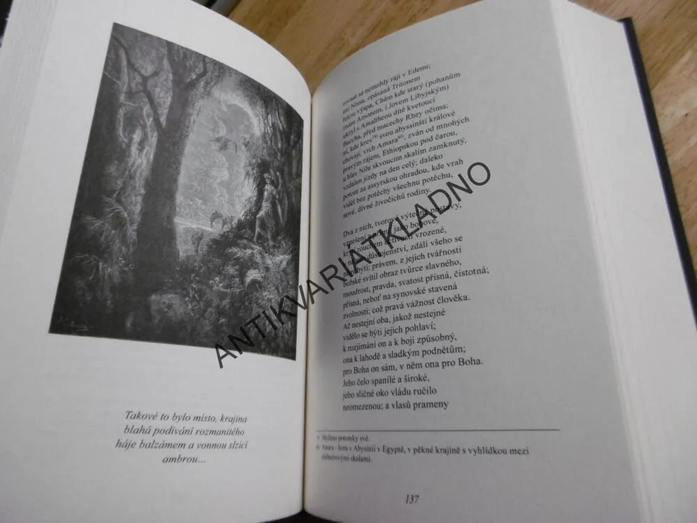 ZTRACENÝ RÁJ, JOHN MILTON