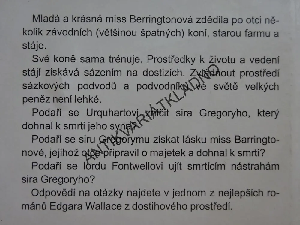 PADESÁT PĚT, EDGAR WALLACE, **an