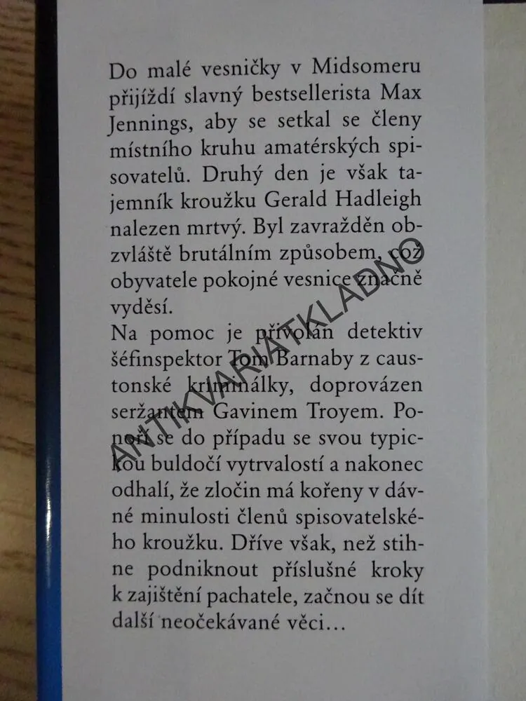 MIDSOMERSKÉ VRAŽDY, PSÁNO KRVÍ, CAROLINE GRAHAMOVÁ, **an