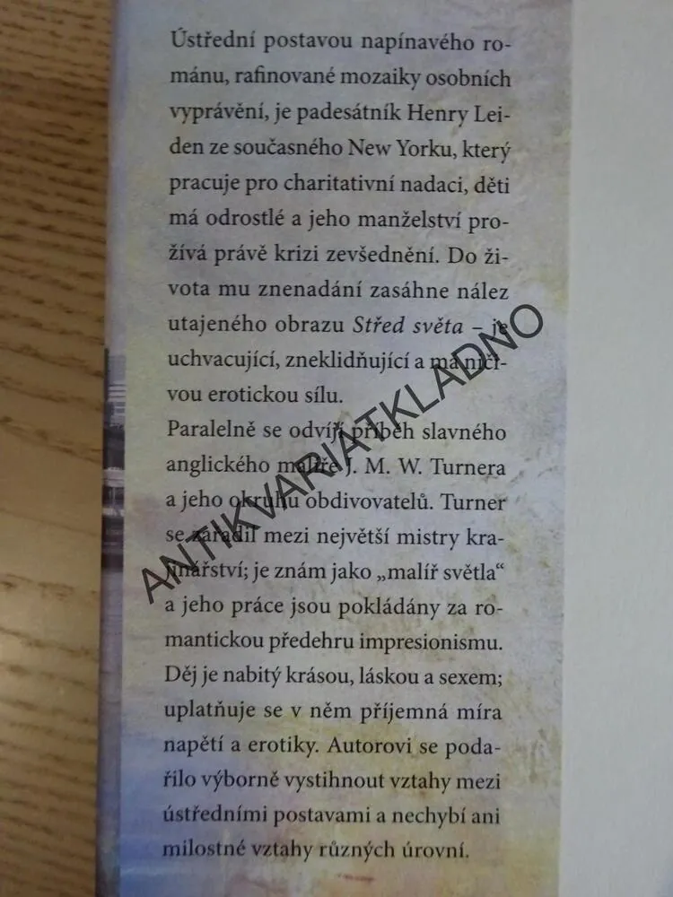 STŘED SVĚTA, THOMAS VAN ESSE, **an