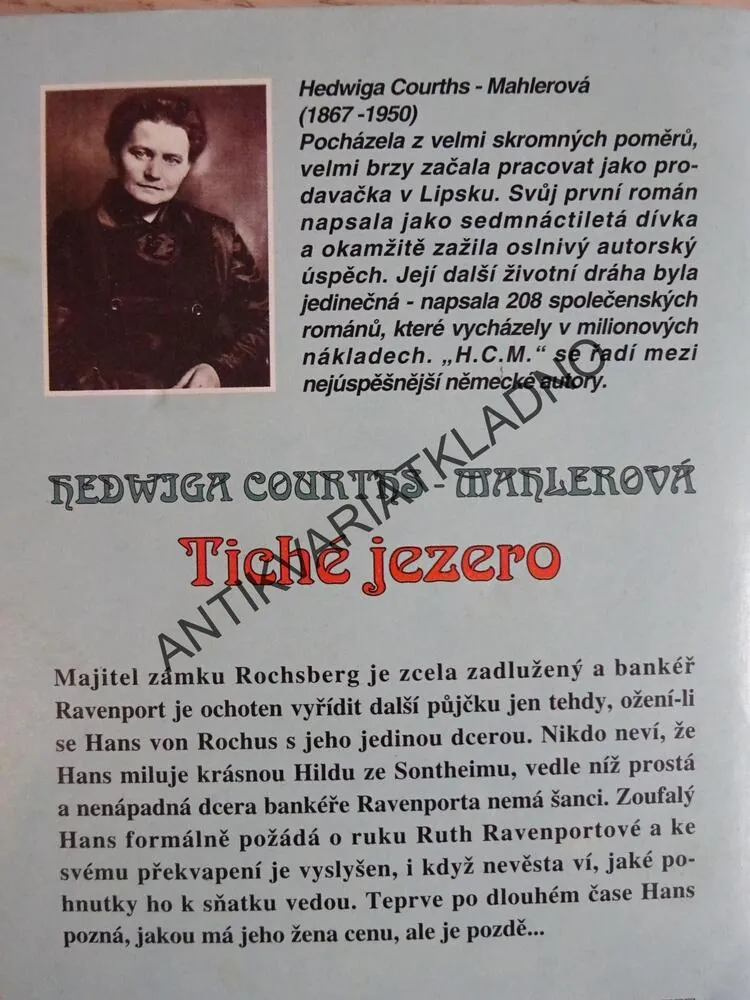 TICHÉ JEZERO, H. COURTHS-MAHLEROVÁ, **an