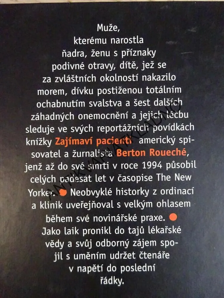 ZAJÍMAVÍ PACIENTI, BERTON ROUECHÉ, **an
