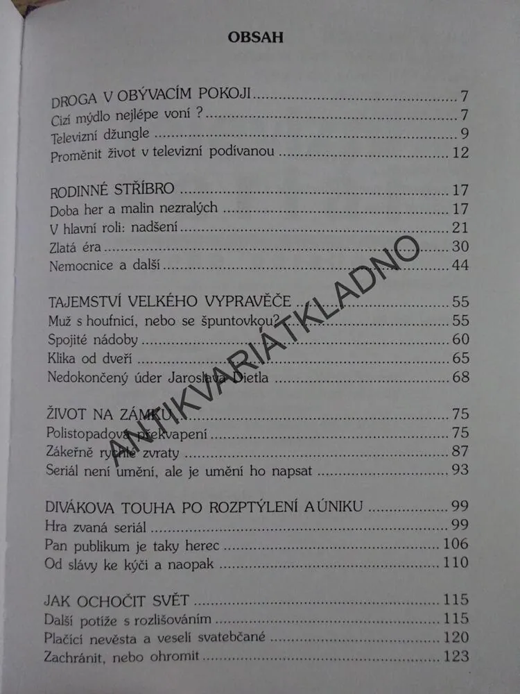 TELEVIZNÍ SERIÁL A JEHO PARADOXY, MILOŠ SMETANA, **an