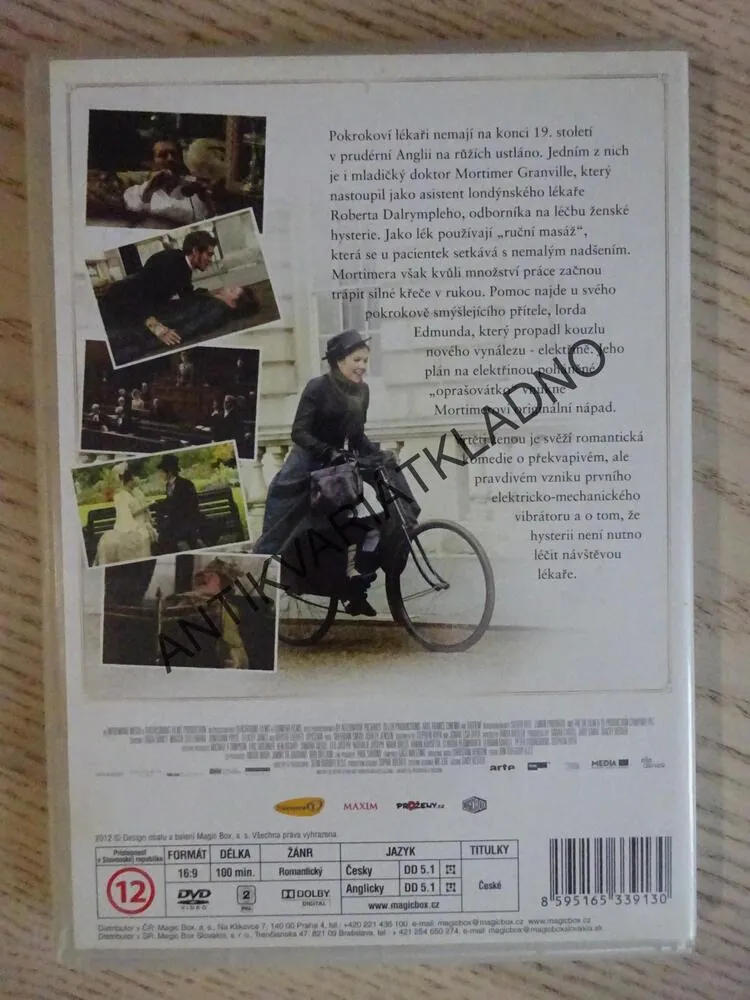 VRTĚTI ŽENOU, PŘÍBĚH O VZNIKU VIBRÁTORU, DVD FILM
