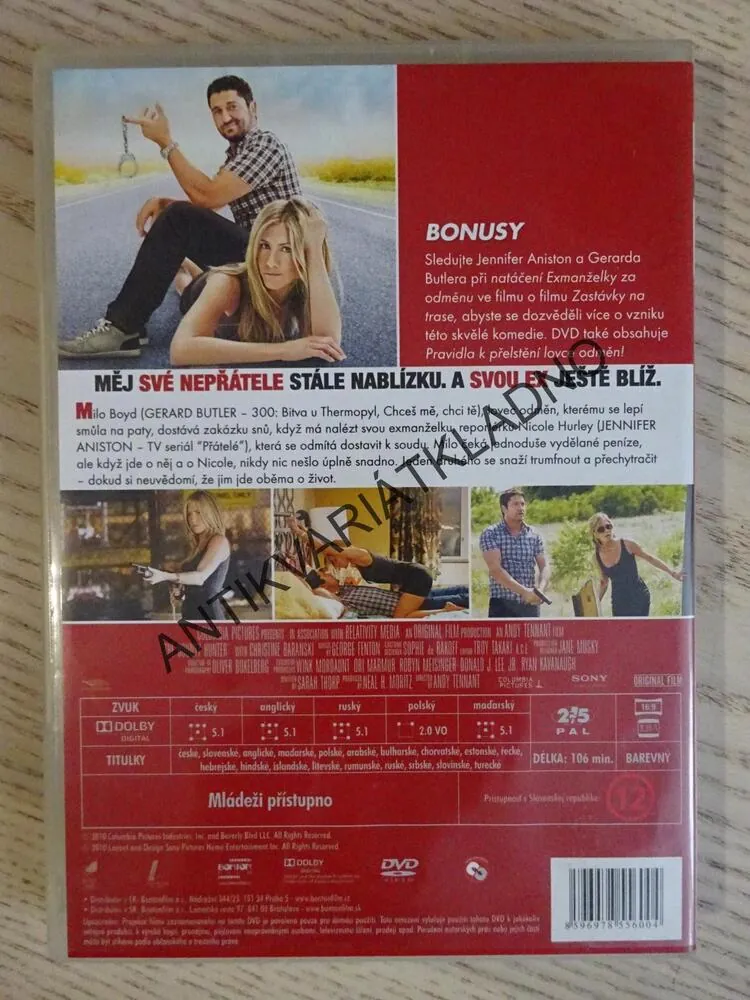 EXMANŽELKA ZA ODMĚNU, DVD FILM
