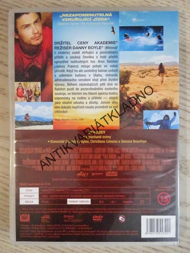 127 HODIN, JAMES FRANCO, DVD FILM