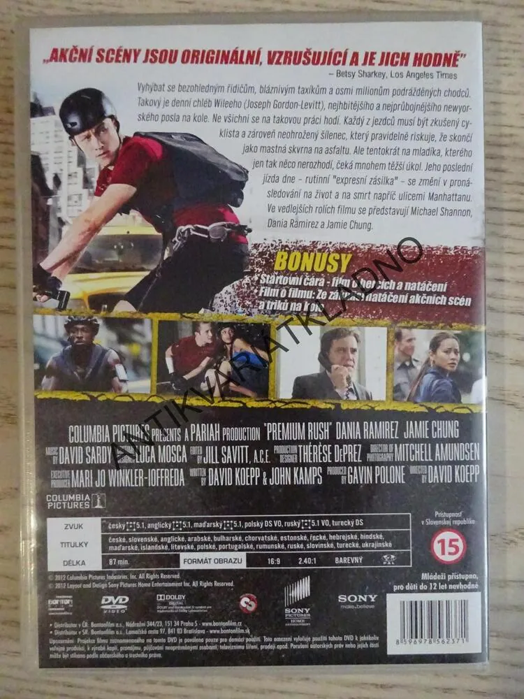 EXPRESNÍ ZÁSILKA, SHANNON, GORDON-LEVITT, DVD FILM
