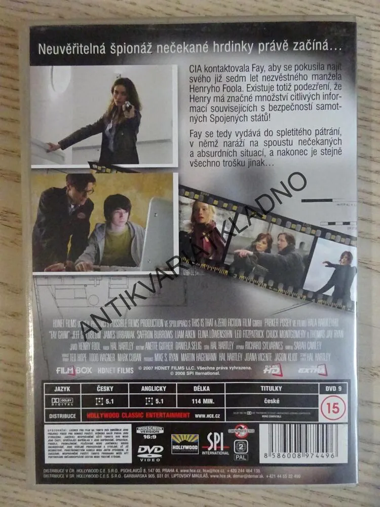 STRACH, JEFF GOLDBLUM, DVD FILM