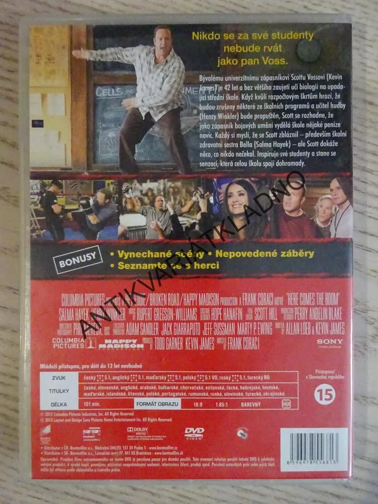 PROFESOR V RINGU, KEVIN JAMES, DVD FILM